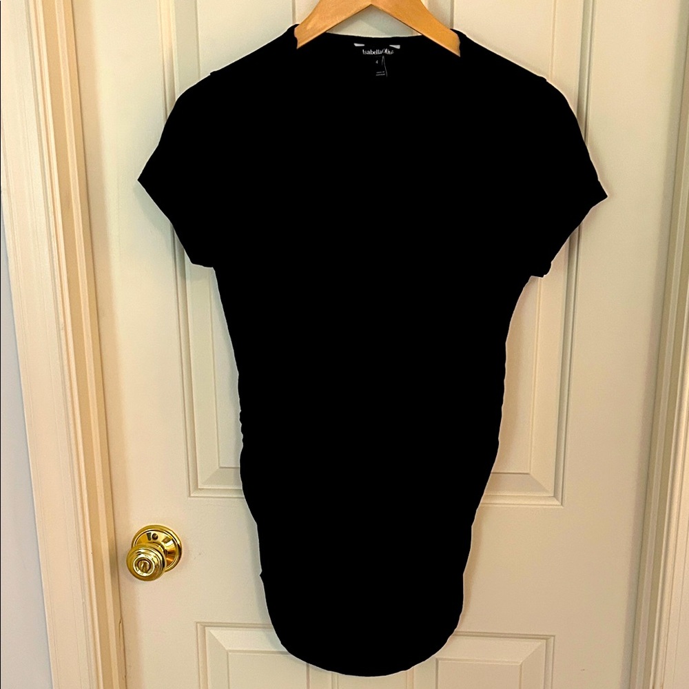 Isabella Oliver Black Short Sleeve Maternity Tee size 4